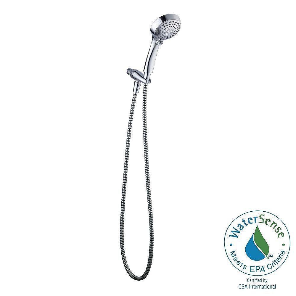 Pegasus Push Button Hand Shower in Chrome The Home Depot Canada
