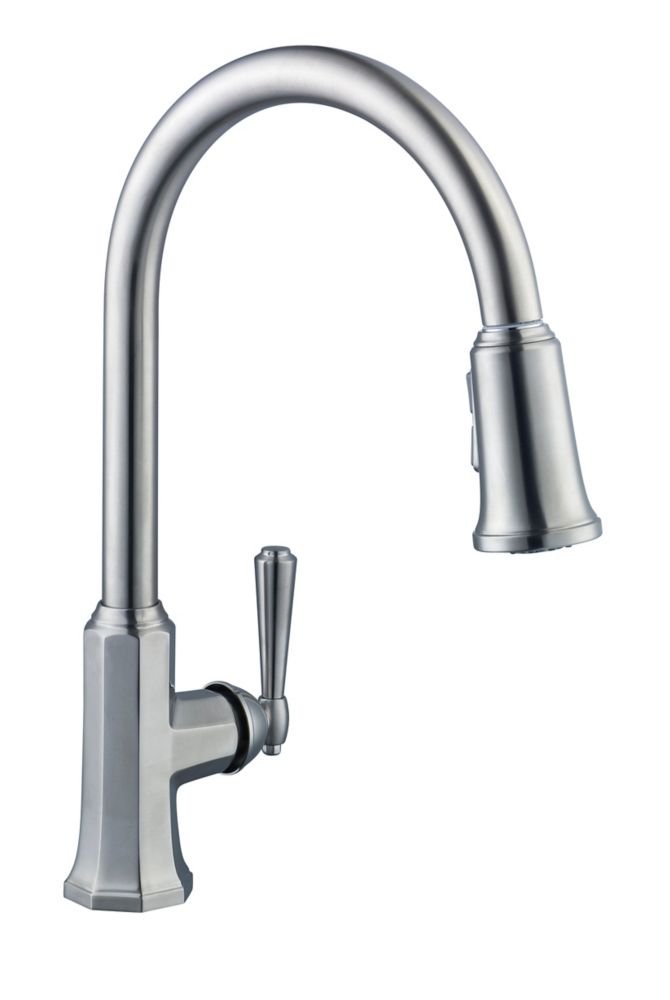 Pegasus Sentio Pull Down Kitchen Faucet In Brushed Nickel The Home   P 1000759172 