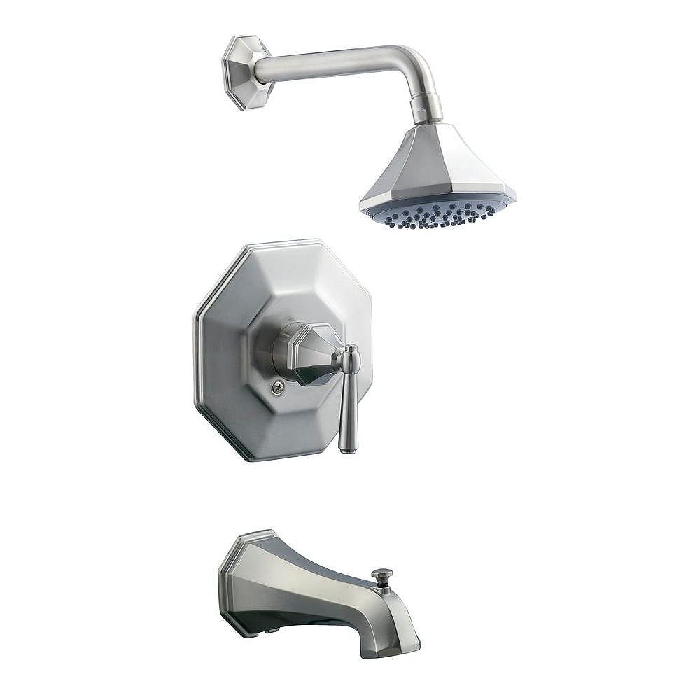 Pegasus Sentio SingleHandle Bath/Shower in Brushed Nickel The Home