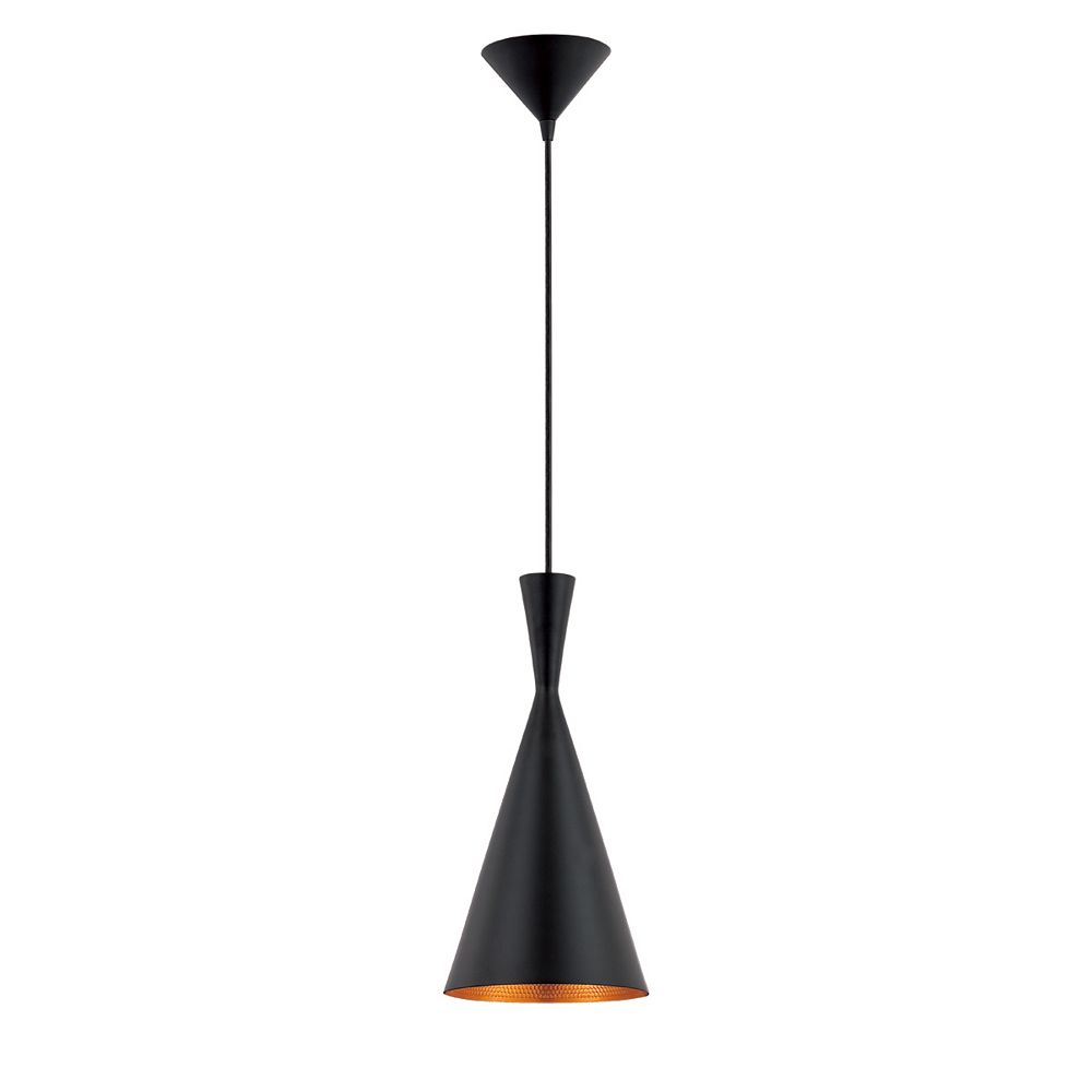 Eurofase Bronx Collection 1-Light Black Indoor Pendant ...