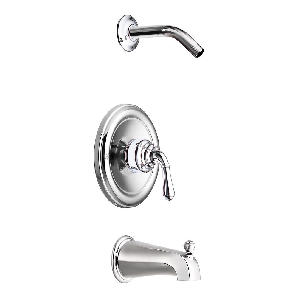 Moen Concentrix 2253 - Robinetterie Baignoire/douche Chromé/or - Poignée Unique - Neuf