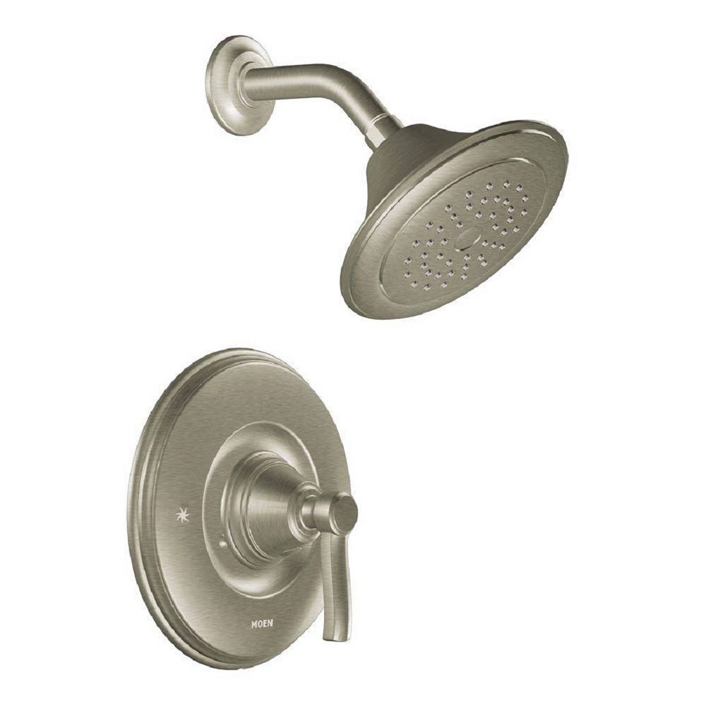 MOEN Rothbury 1Spray Shower Faucet in Brushed Nickel (Valve Sold