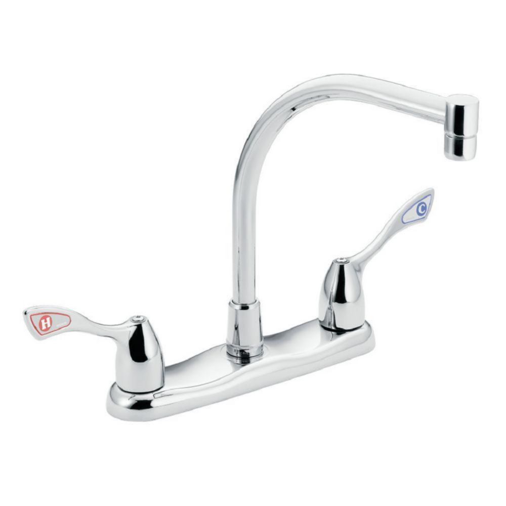 MOEN M Bition 2 Handle High Arc Standard Kitchen Faucet In Chrome The   P 1000760515 