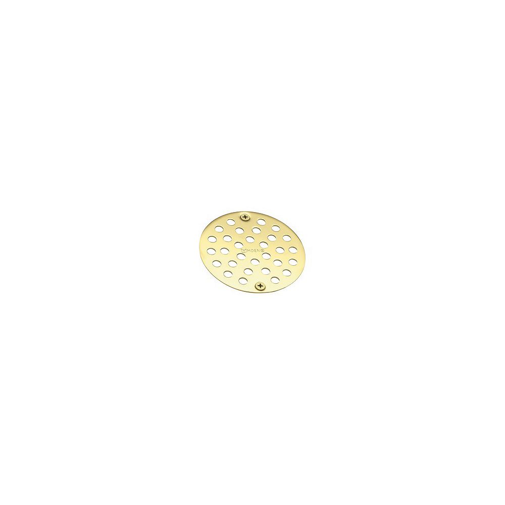 MOEN Tub and Shower Drain Cover in Polished Brass The Home Depot Canada