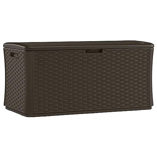 17.9 cu. ft. Blow-Molded Resin Wicker Deck Box