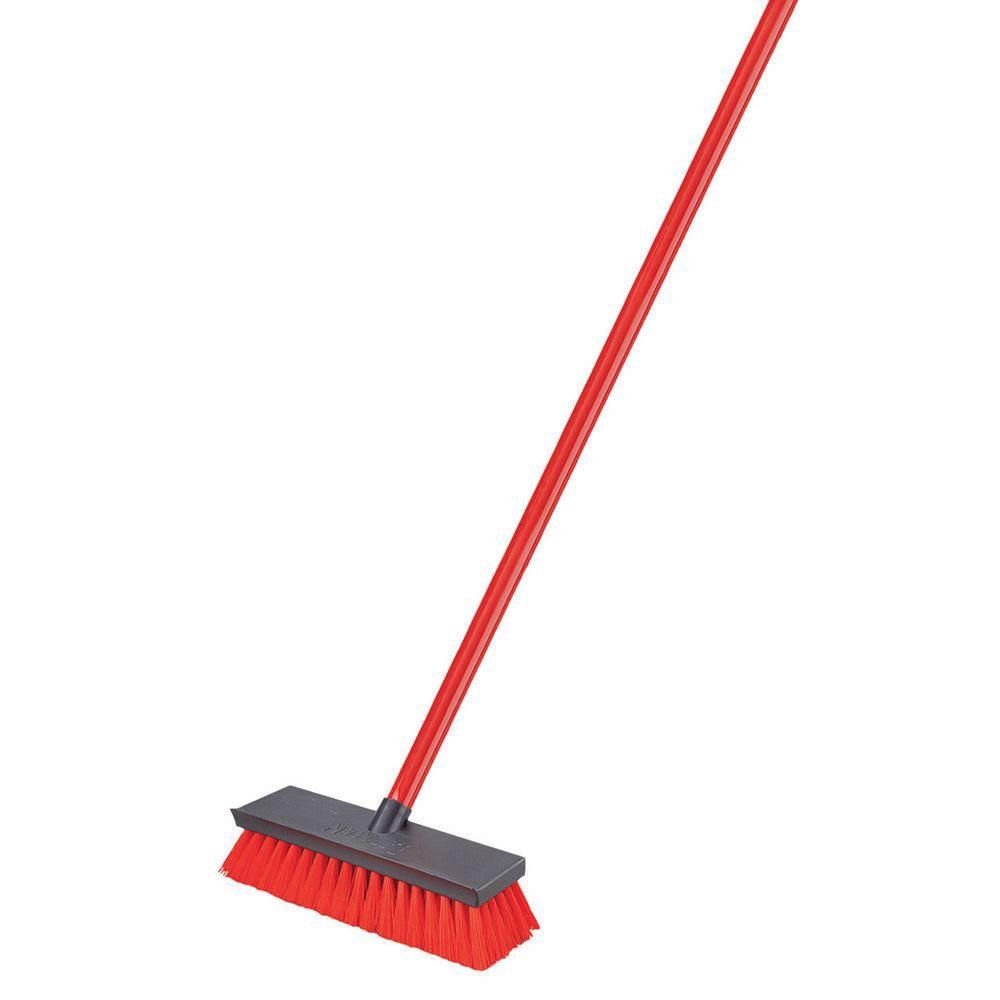 scrub brush broom