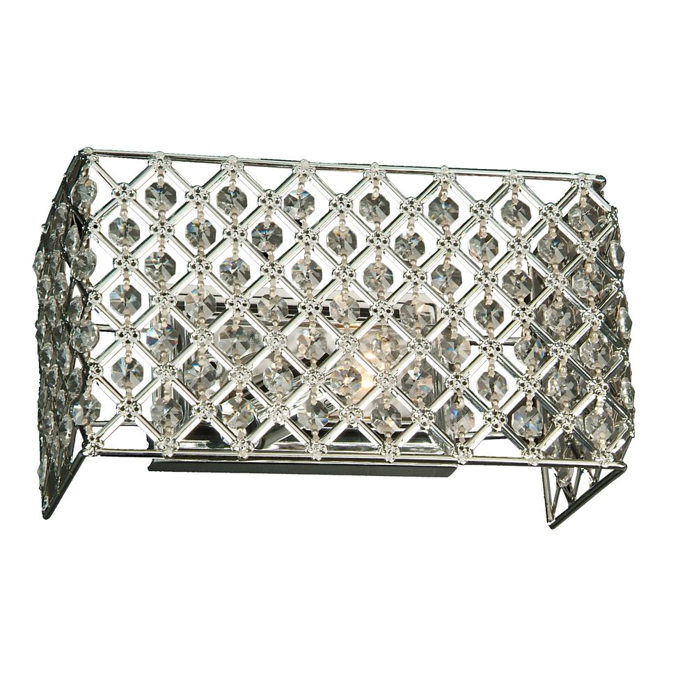 Illumine 1 Light Wall Sconce Silver Finish The Home Depot Canada