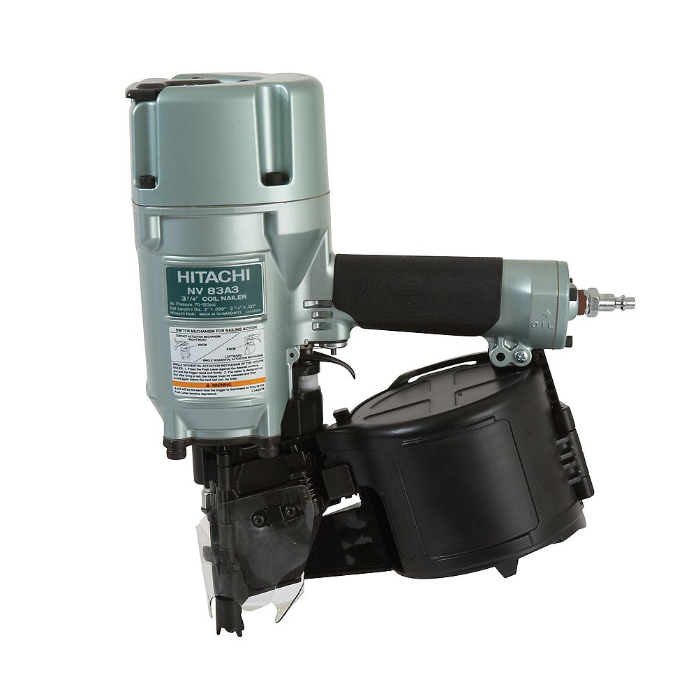 Hitachi Power Tools 31/4 in. Coil Framing Nailer (16 Degree Wire