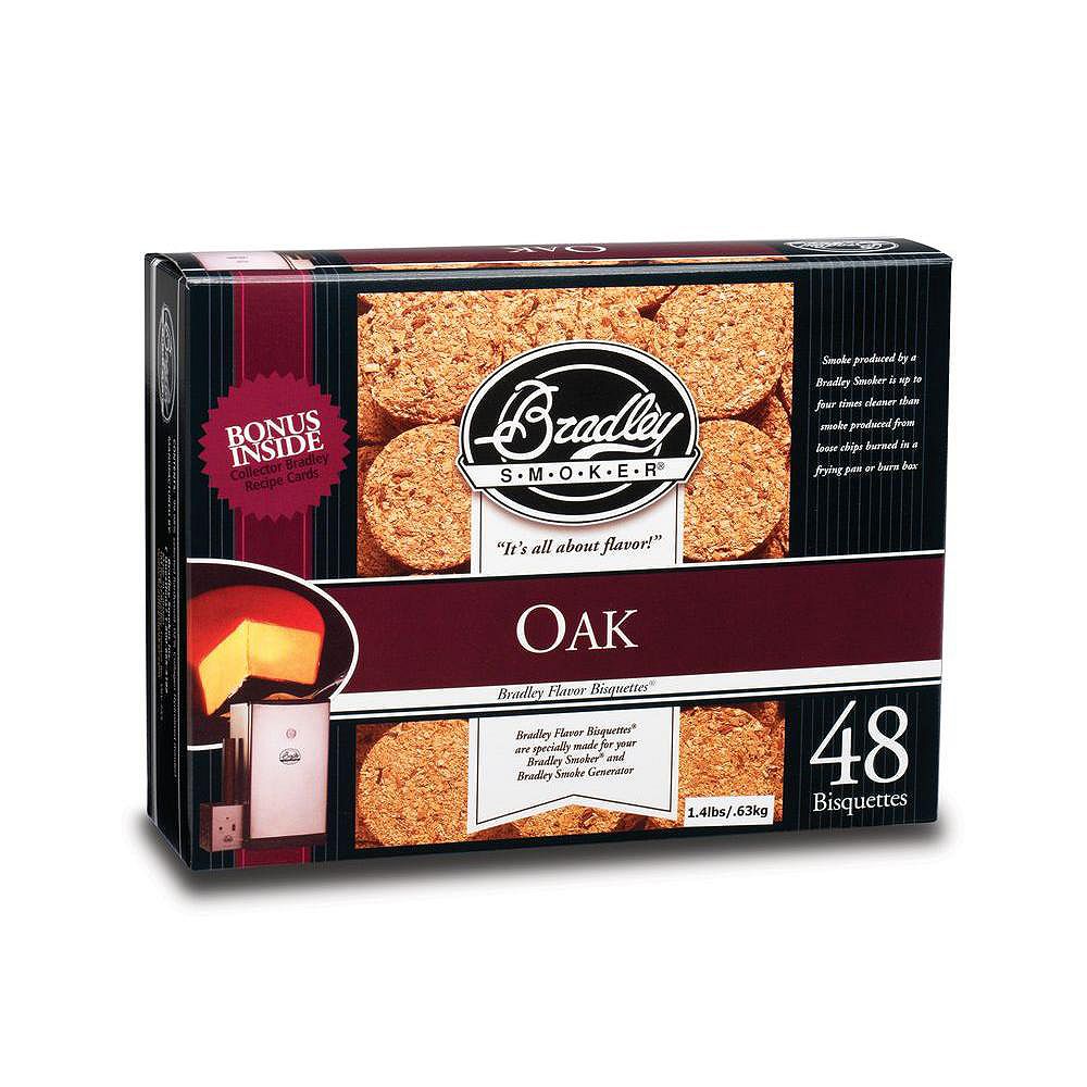 Bradley Smoker Oak Smoking Bisquettes (48Pack) The Home Depot Canada