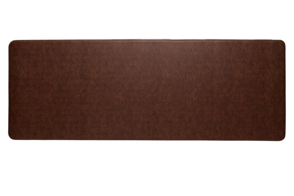 Imprint Comfort Mats Cobblestone Series Island Area Runner 26 Inches x 72 Inches Toffee Br