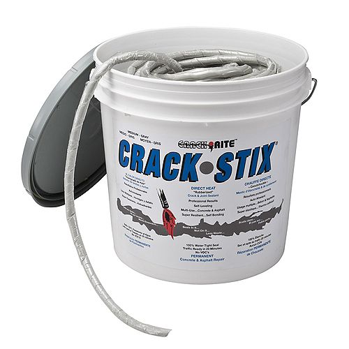 38.1m (125 ft.) Medium Gray Permanent Concrete Joint and Crack Filler