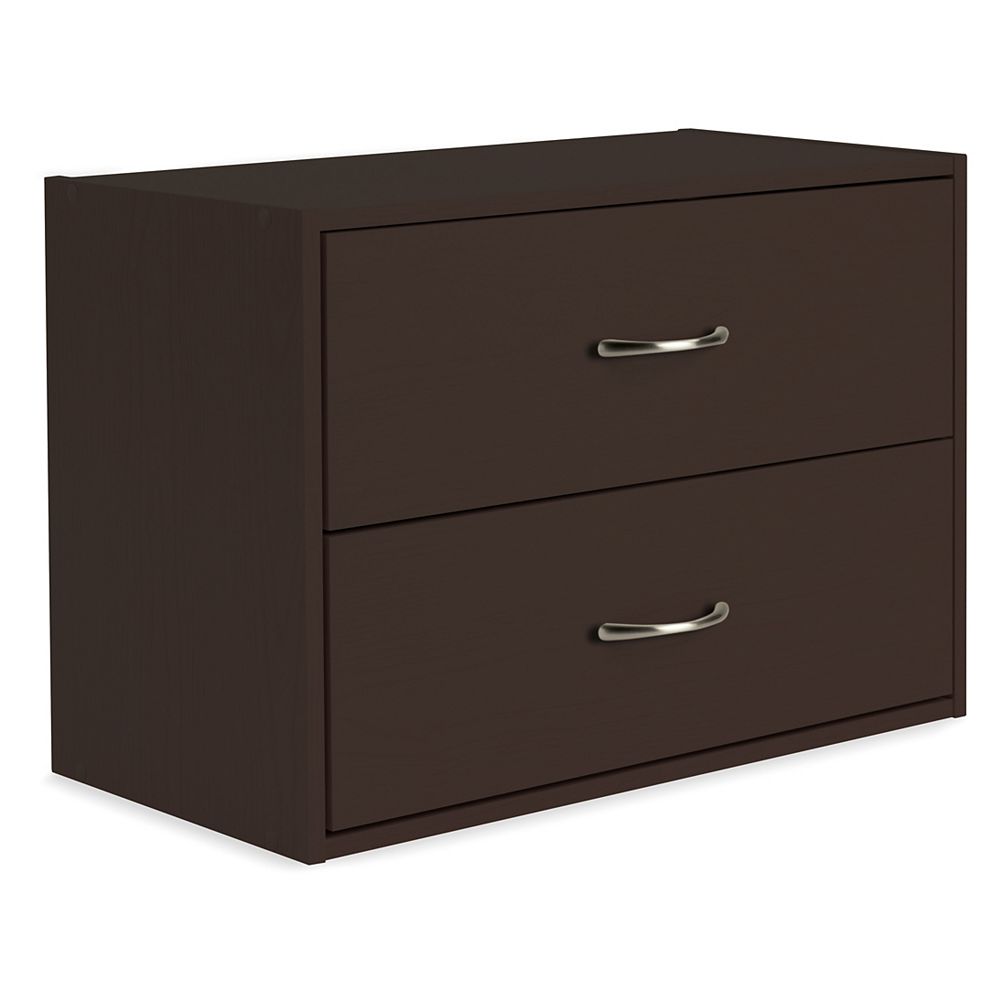 Configurations 12.75inch x 23inch x 5.69inch 2Drawer Dresser in