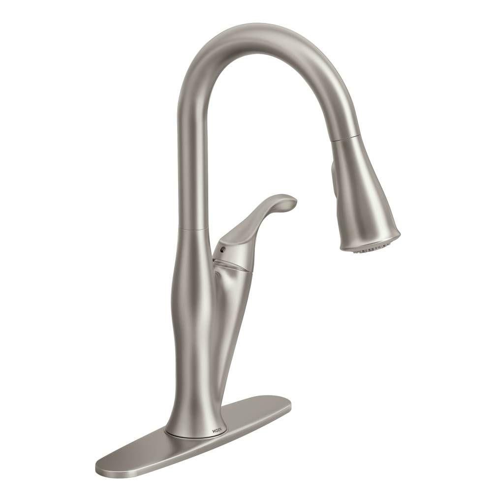 MOEN Robinet De Cuisine Benton Poign E Unique Et Bec R Tractable   P 1000764938 