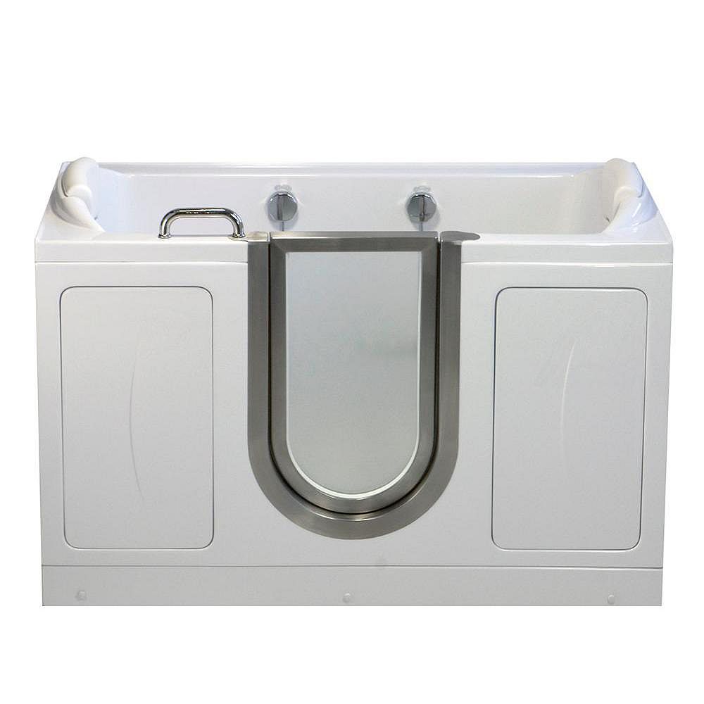 Ella Companion 5 Feet 2Seat WalkIn Bathtub in White The Home Depot