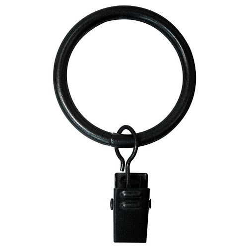Curtain Rings Clips Rods Hardware The Home Depot Canada Curtain Rings Clips Rods, White Curtain Rod Rings With Clips
