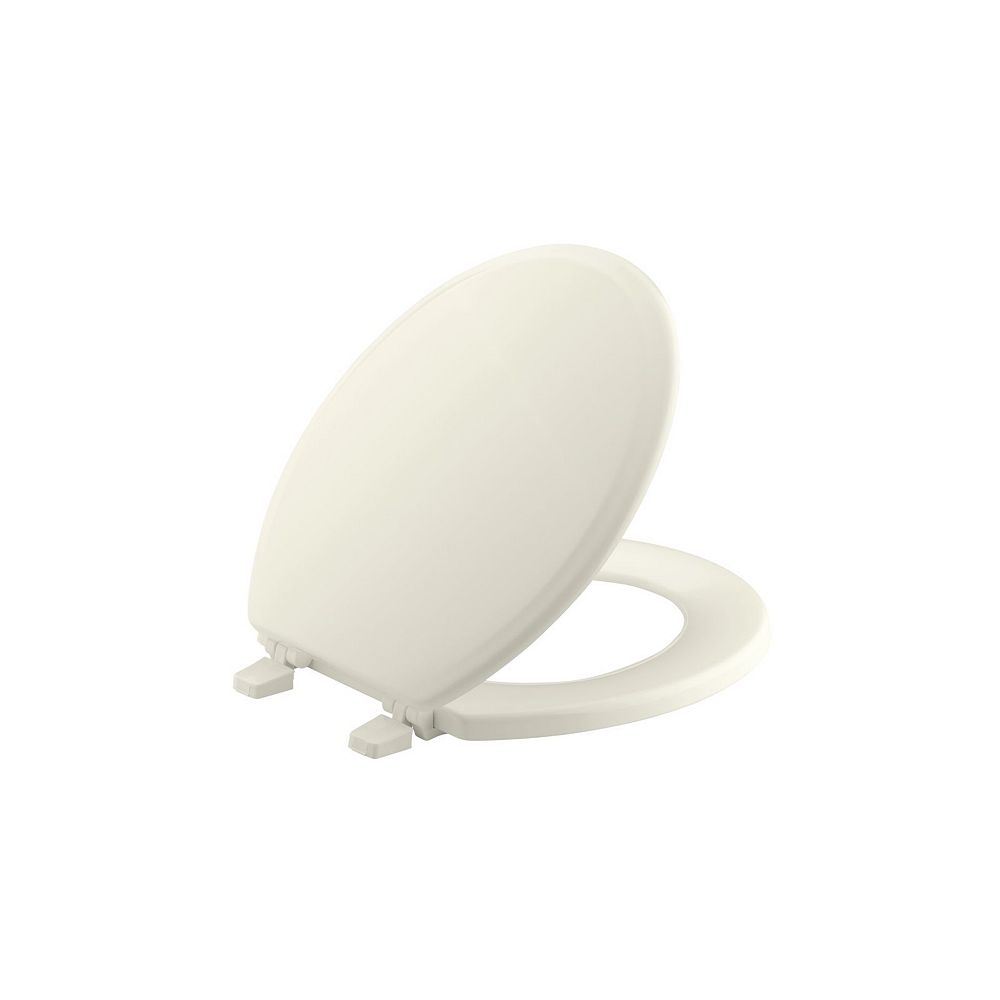 KOHLER Ridgewood Round Closed Front Toilet Seat | The Home Depot Canada