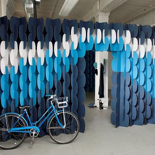 Nomad System Room Dividers Cyan Pantone 307U