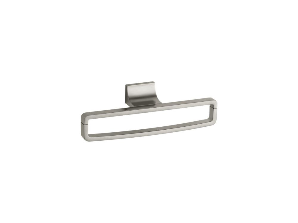 KOHLER Loure Towel Ring In Vibrant Brushed Nickel The Home Depot Canada   P 1000767246 