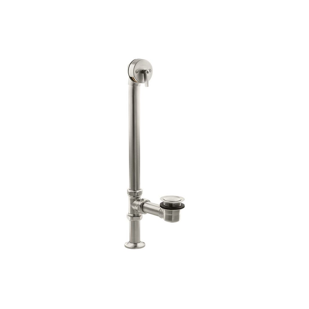Kohler Vintage R Pop Up Bath Drain For Above The Floor And Free Standing Installations Home Depot Canada Kohler Vintage R Pop Up Bath Drain For