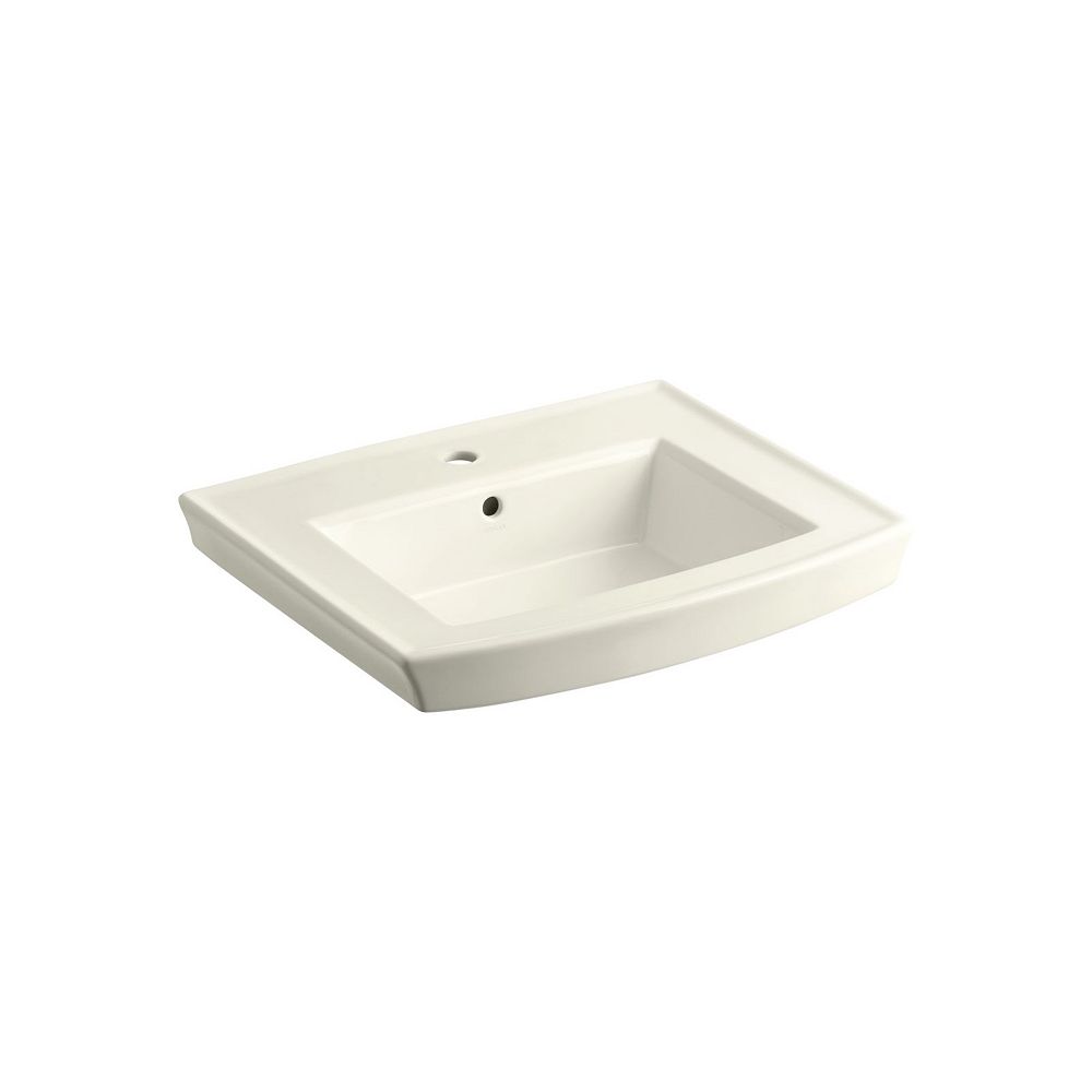 KOHLER Archer(R) pedestal bathroom sink with single faucet hole The Home Depot Canada