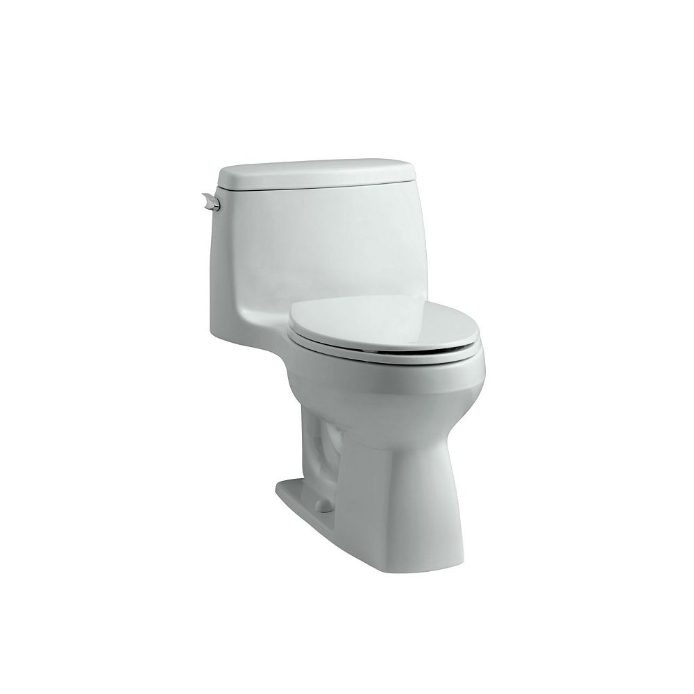 KOHLER Santa Rosa Comfort Height 1Piece 1.28 GPF Single Flush Compact Elongated Toilet in KOHLER Santa Rosa Comfort Height 1Piece 1.28 GPF Single Flush Compact Elongated Toilet in