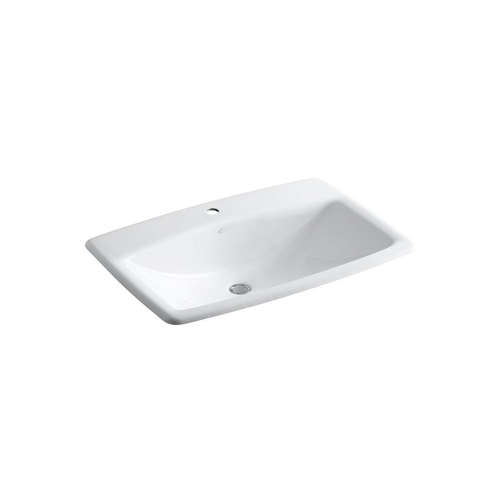 Kohler Mans Lavtm Drop In Bathroom Sink With Single Faucet Hole The Home Depot Canada