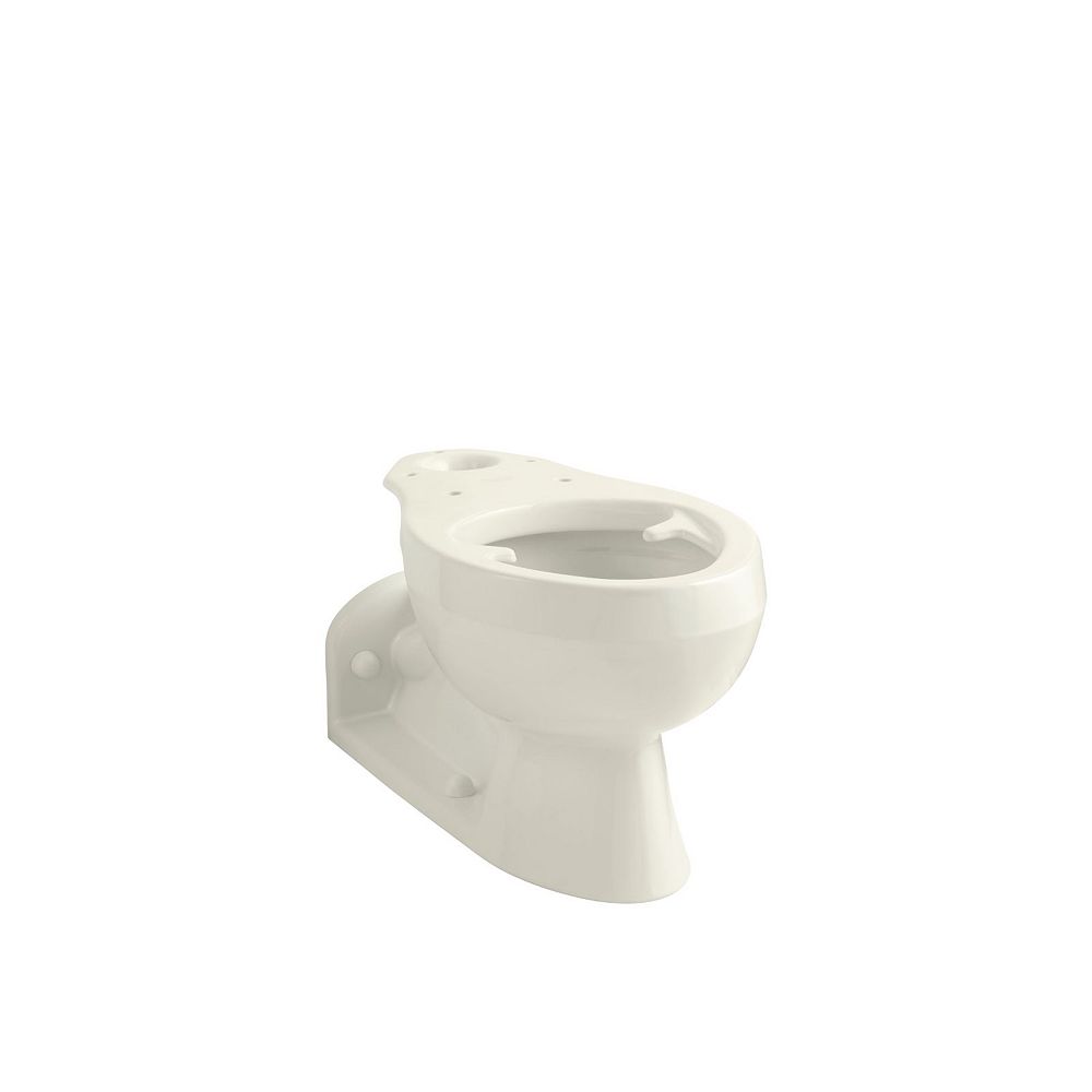 Kohler Barrington Pressure Lite Elongated Bowl Toilet Bowl Only The Home Depot Canada