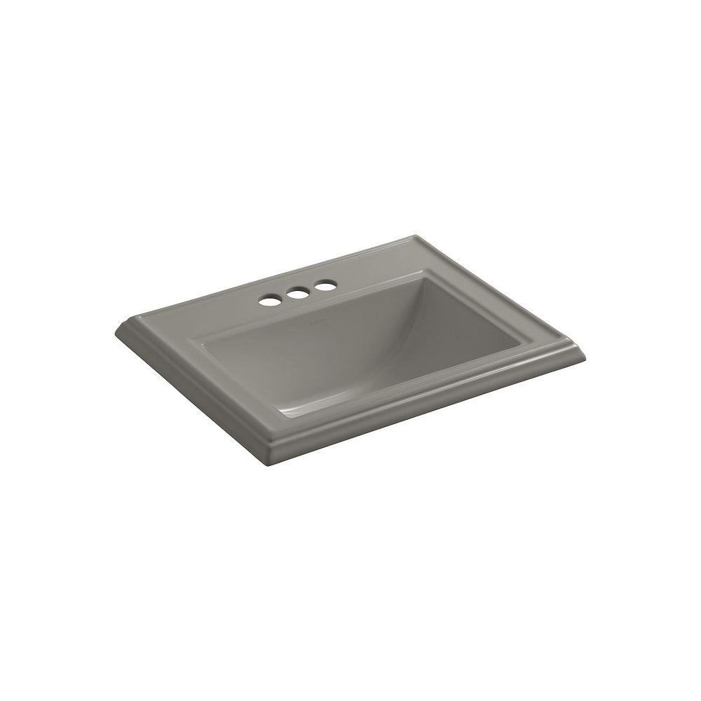KOHLER Memoirs(R) Classic dropin bathroom sink with 4 inch centerset faucet holes The Home