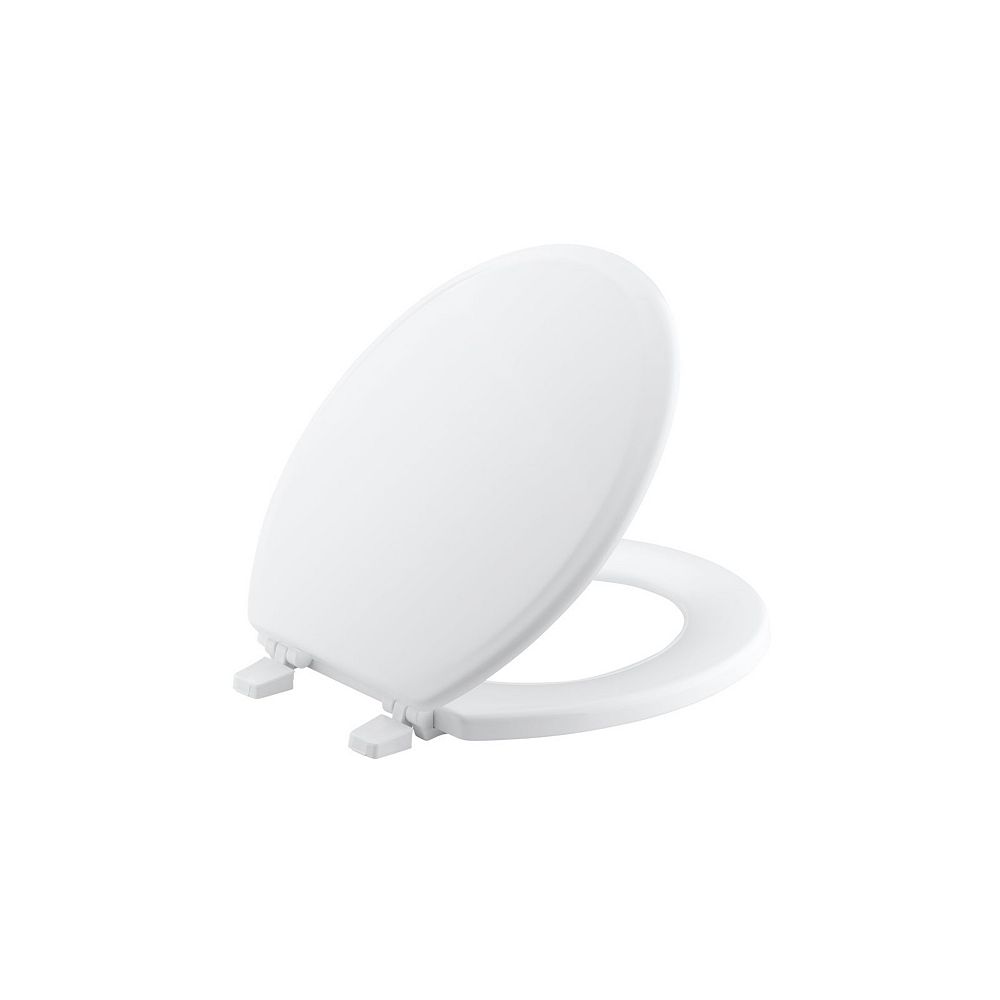 KOHLER Ridgewood Round Closed Front Toilet Seat The Home Depot Canada