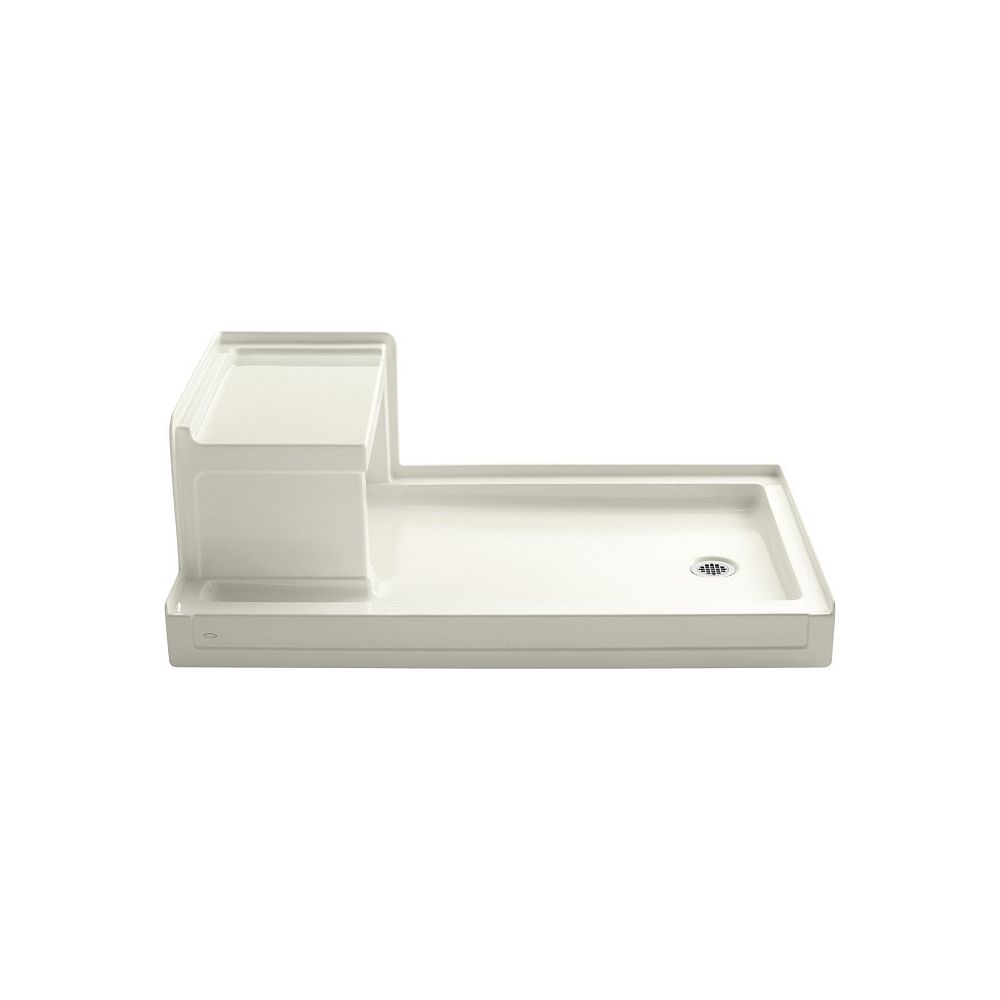 KOHLER Tresham(TM) 60 Inch X 36 Inch Receptor With Integral Seat And ...