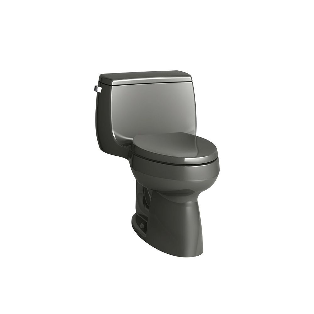 Kohler Gabrielle Comfort Height 1 Piece 1 28 Gpf Single Flush Elongated Bowl Toilet In Thu The Home Depot Canada