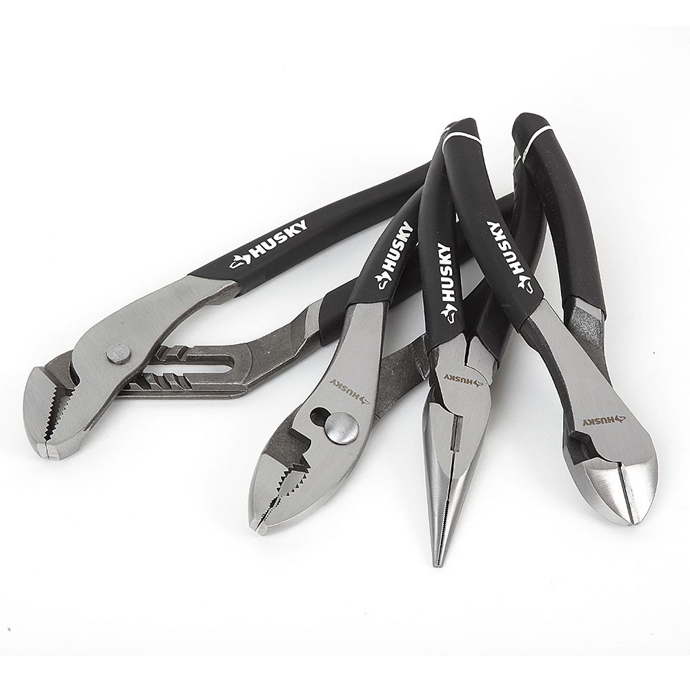 Husky Pliers Set (4Piece) The Home Depot Canada