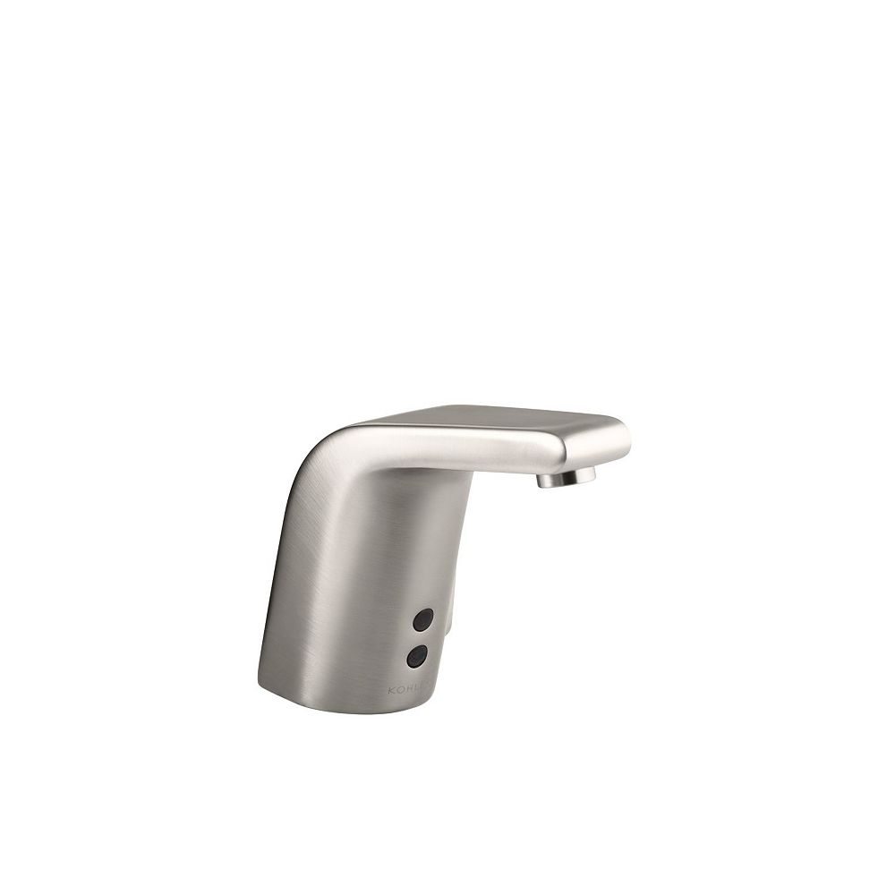 KOHLER Sculpted singlehole Touchless(TM) DCpowered commercial bathroom sink faucet with