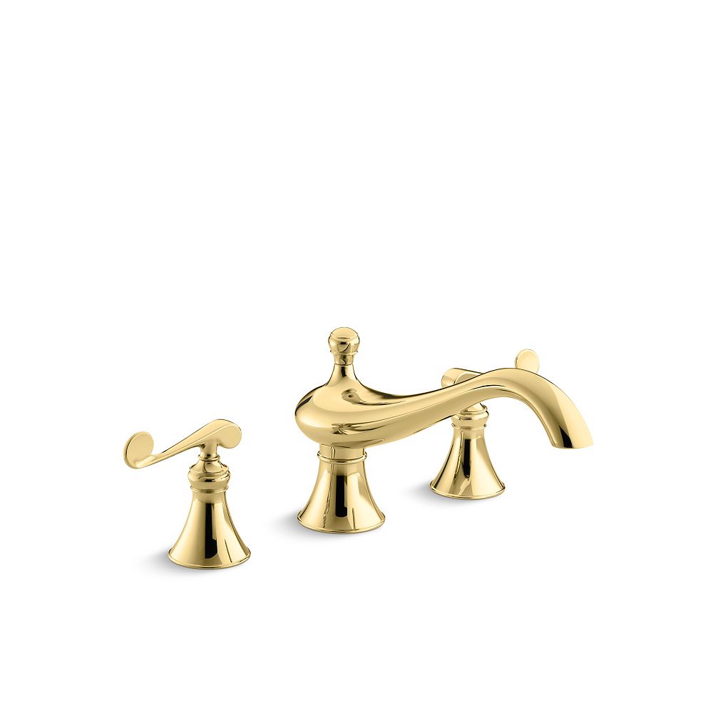 KOHLER Revival DeckMount HighFlow Tub Faucet with Scroll Lever