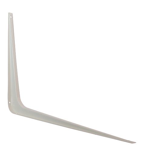 10 Inch X12 Inch  White Shelf Bracket