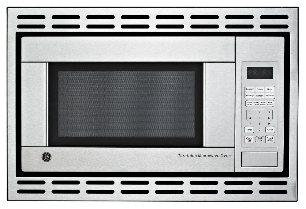 GE 1 1 Cu Ft Built In Microwave Oven In Stainless Steel The Home   P 1000770077 