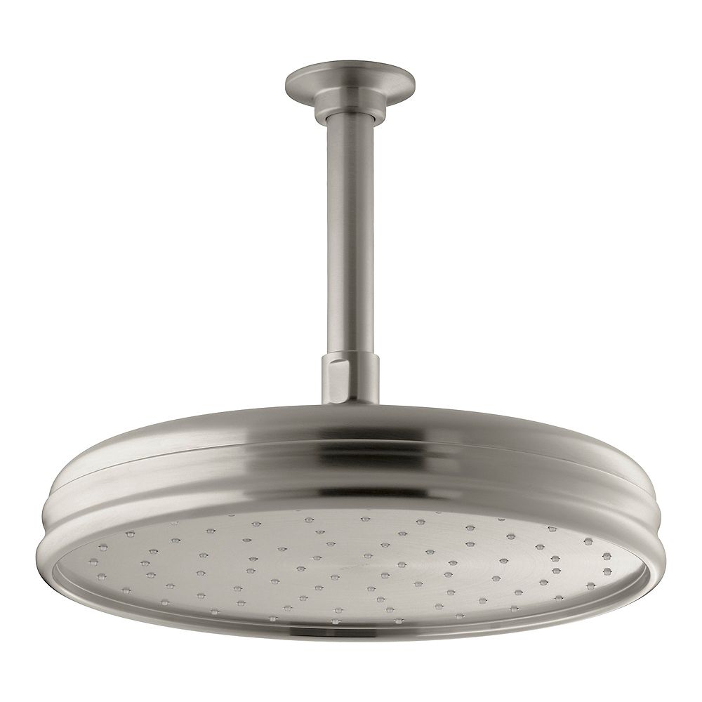 KOHLER 10inch Traditional Round Rainhead Showerhead with Katalyst