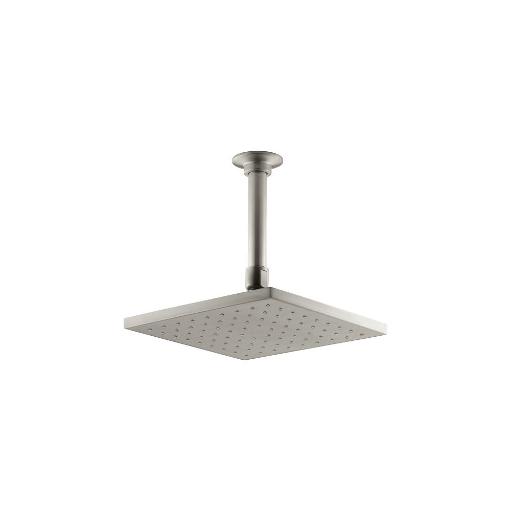 KOHLER Rainhead 8inch Contemporary Square Showerhead with Katalyst Spray Technology The Home