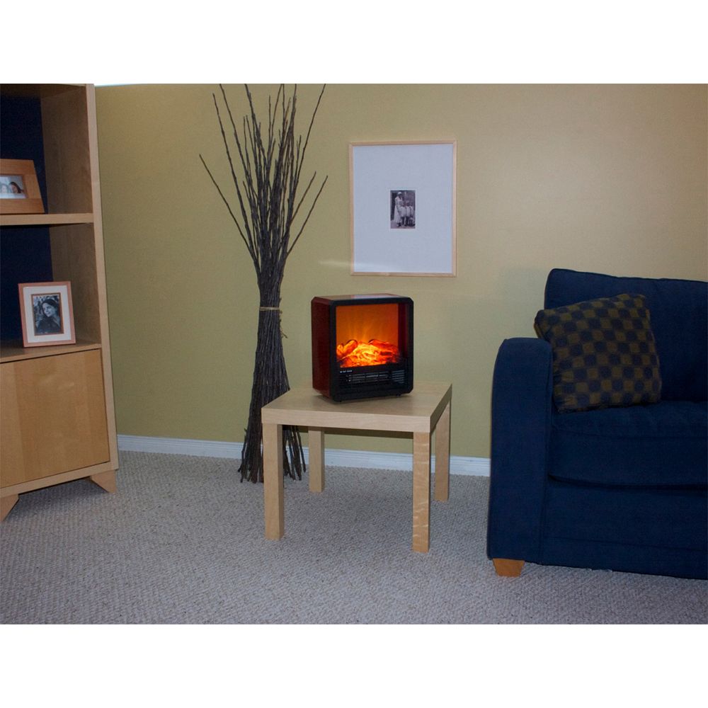 Even Glow Retro Table Top Fireplace with LED Flame Effect The Home