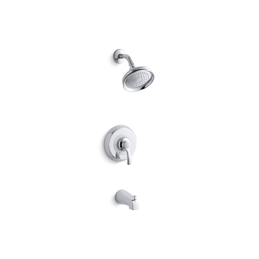 KOHLER Fairfax Rite-Temp Pressure-Balancing Bath/Shower Faucet with ...