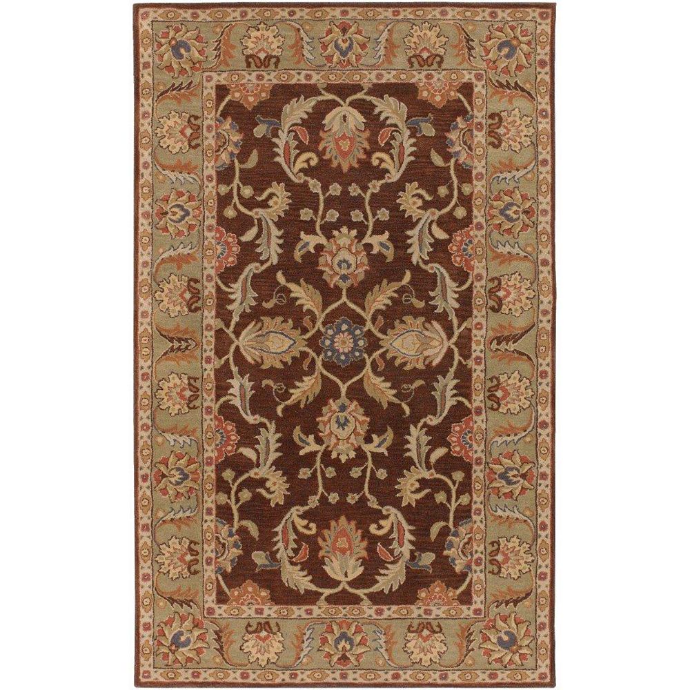 Artistic Weavers Brawley Brown 4 ft. x 6 ft. Indoor Traditional