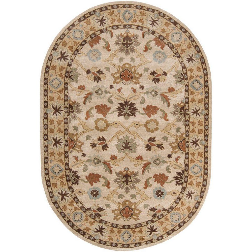 Artistic Weavers John Beige 8 ft. x 10 ft. Oval Area Rug The Home Depot Canada
