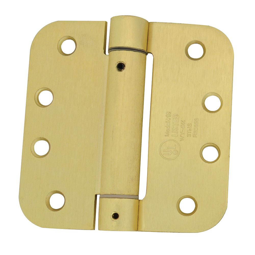 Everbilt 4 Inch Brass 5/8rd Closing Hinge The Home Depot Canada