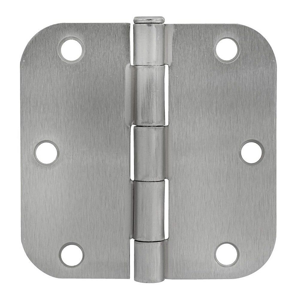 Everbilt 3in Stainless Steel Door Hinge with 5/8in Radius, 1pc The