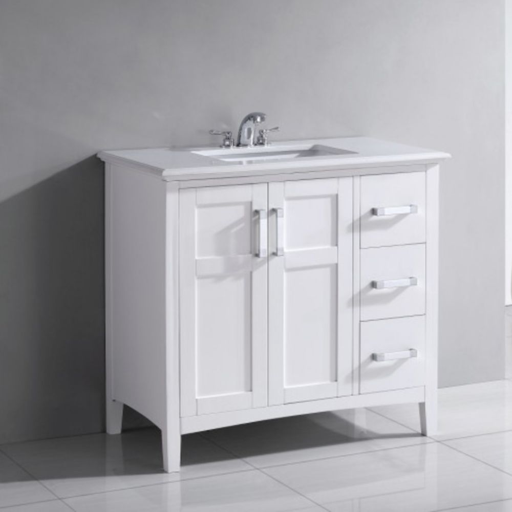 £159 MyPlan Arctic Gloss White 600 Bathroom Base Unit Storage CabinetRRP 