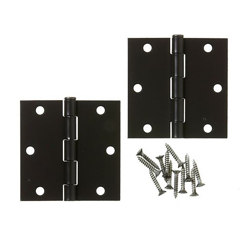 Black Door Hinges Door Hardware The Home Depot Canada