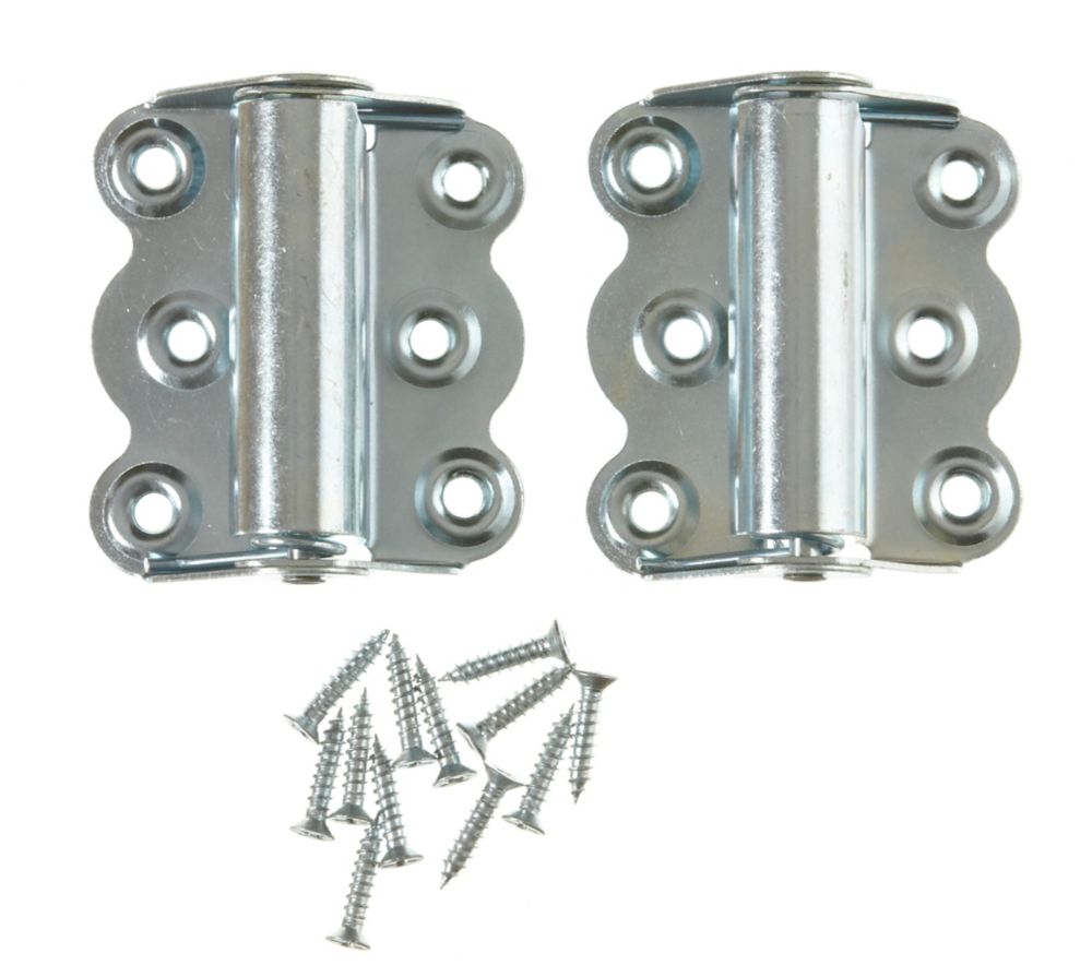 4 Charnières à Manivelle 65x50mm Plaque Zinc Pour Porte Intérieure