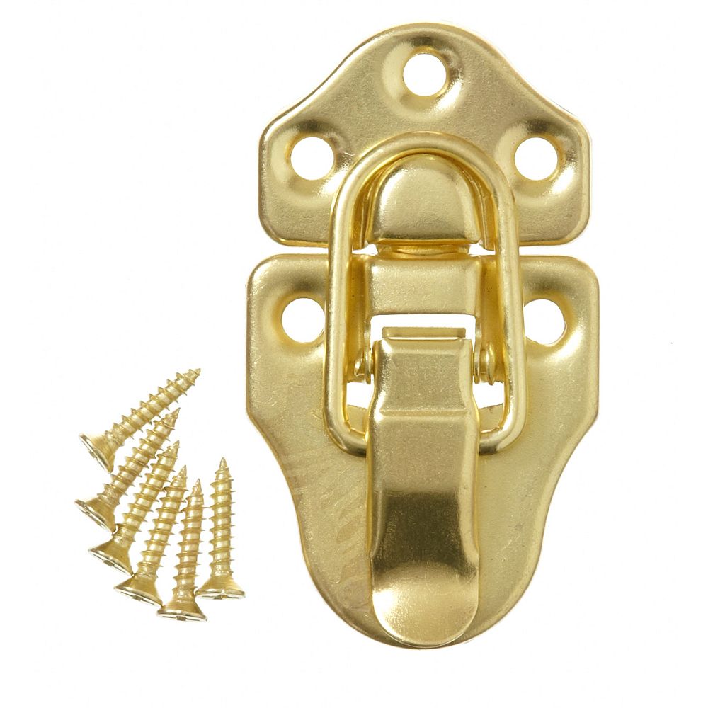 Everbilt 211/16 Inch Brass Chest Latch The Home Depot Canada