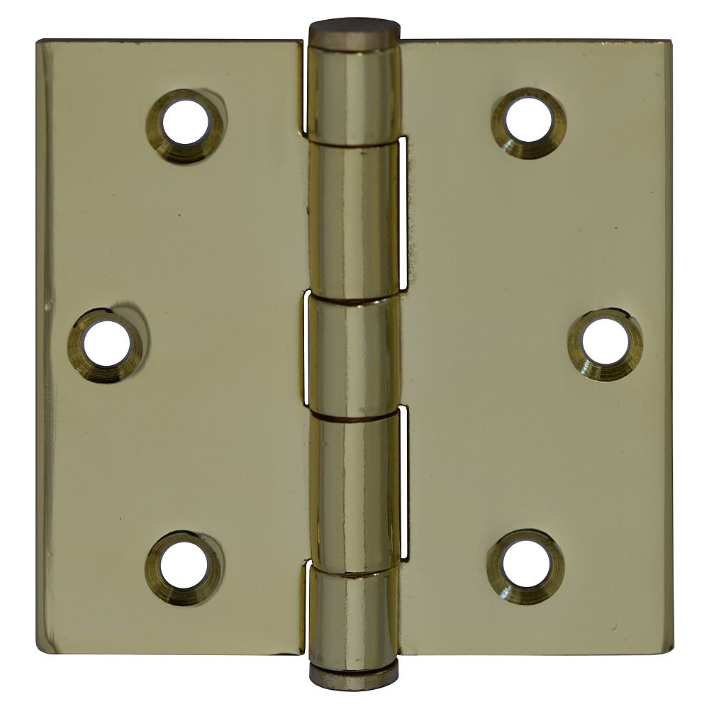 Everbilt 3inch Solid Brass Door Hinge The Home Depot Canada