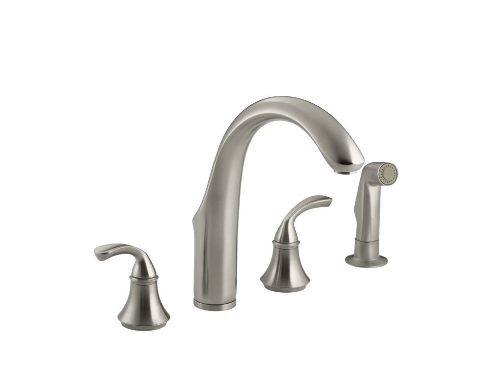 KOHLER Fort Widespread Kitchen Faucet The Home Depot Canada   P 1000773532 